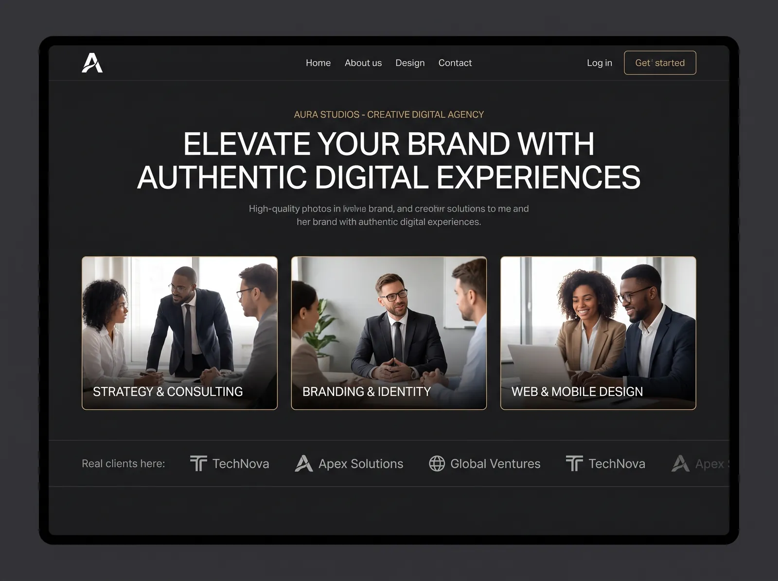 Interface illustration — Website Design